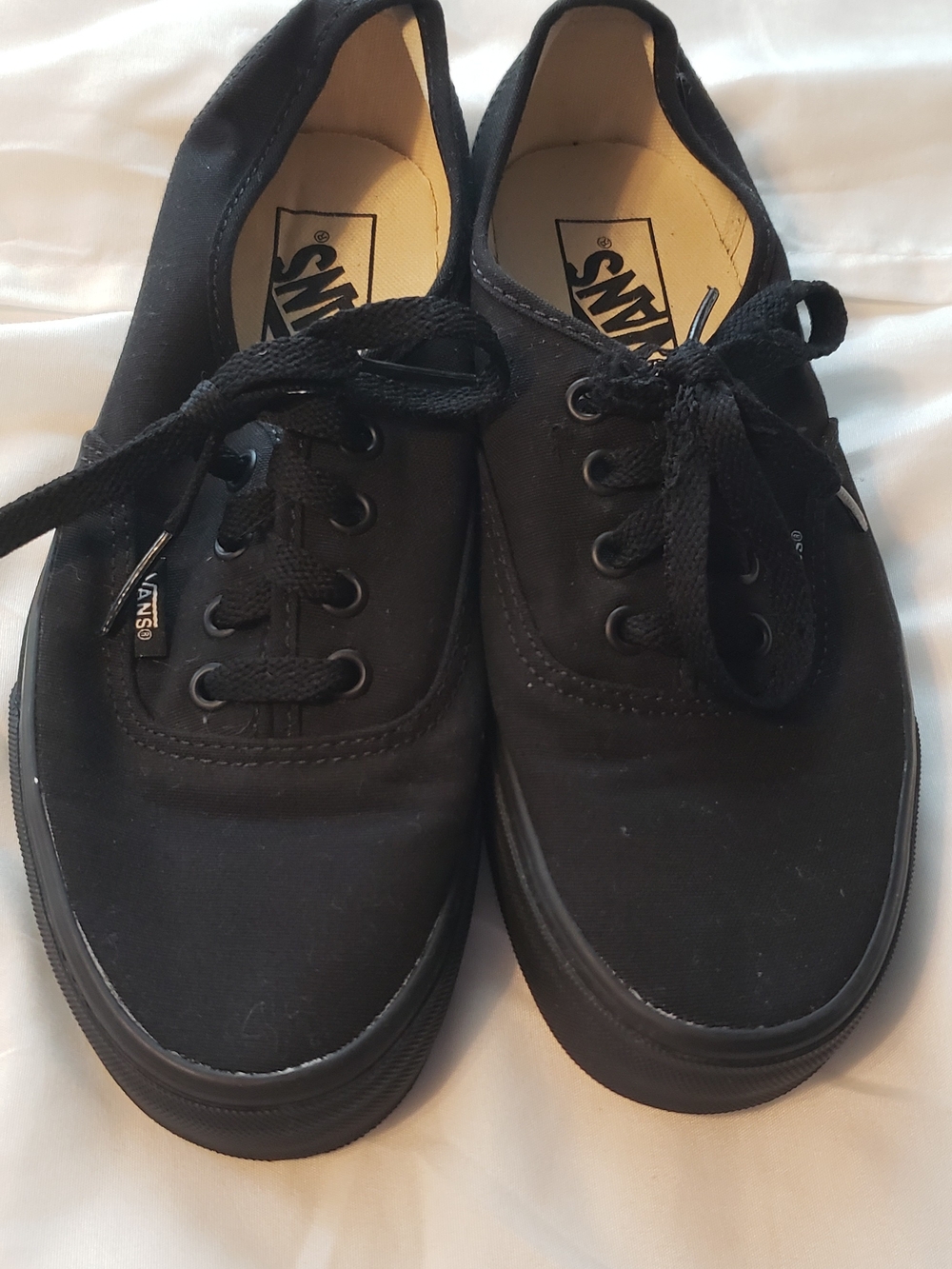 Vans Black Canvas Low-Top Sneakers - Picture 4 of 4